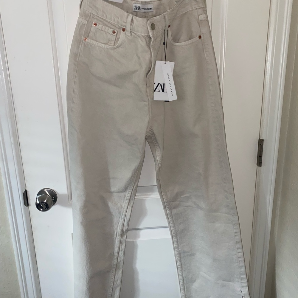 Zara 90’s Wide Leg High Waisted Pants